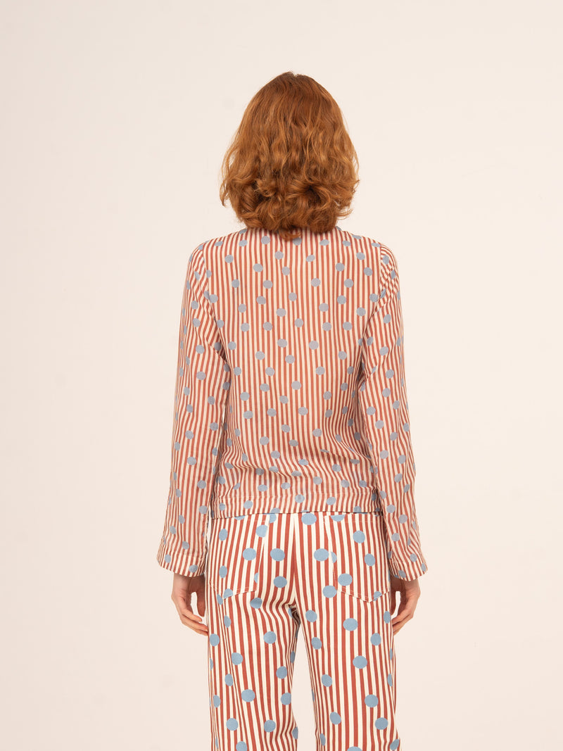 Doll Red Striped Shirt
