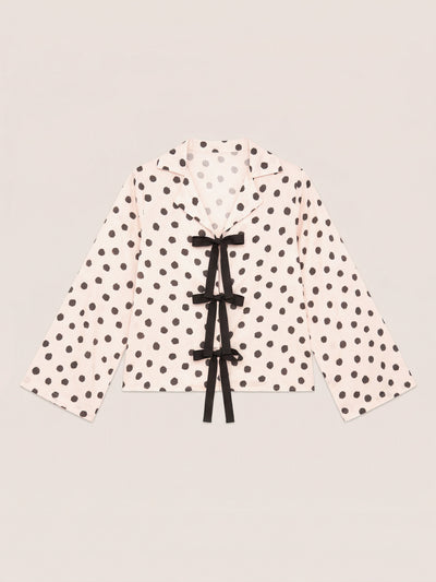 Noctis Polka Dot Pyjama Shirt