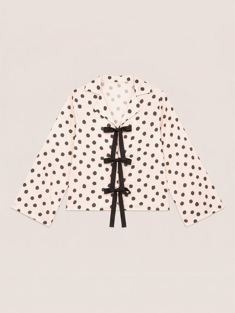 Noctis Polka Dot Pyjama Shirt