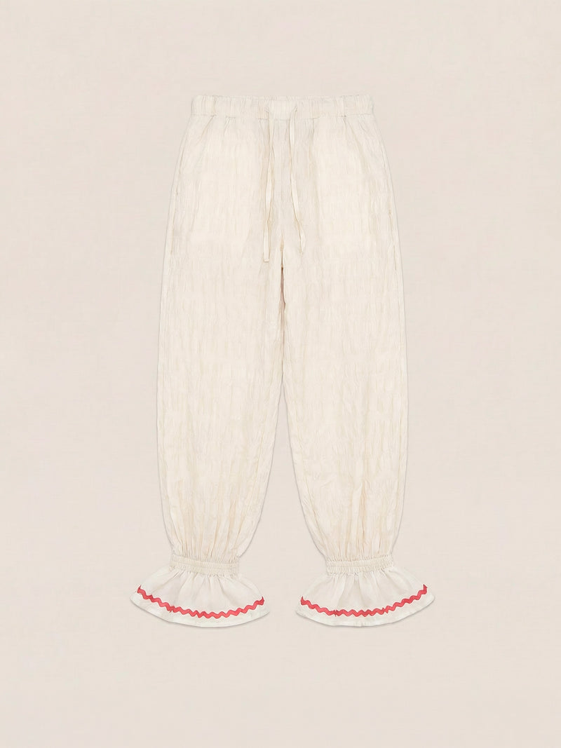 Pantalones de pijama color crema Offduty