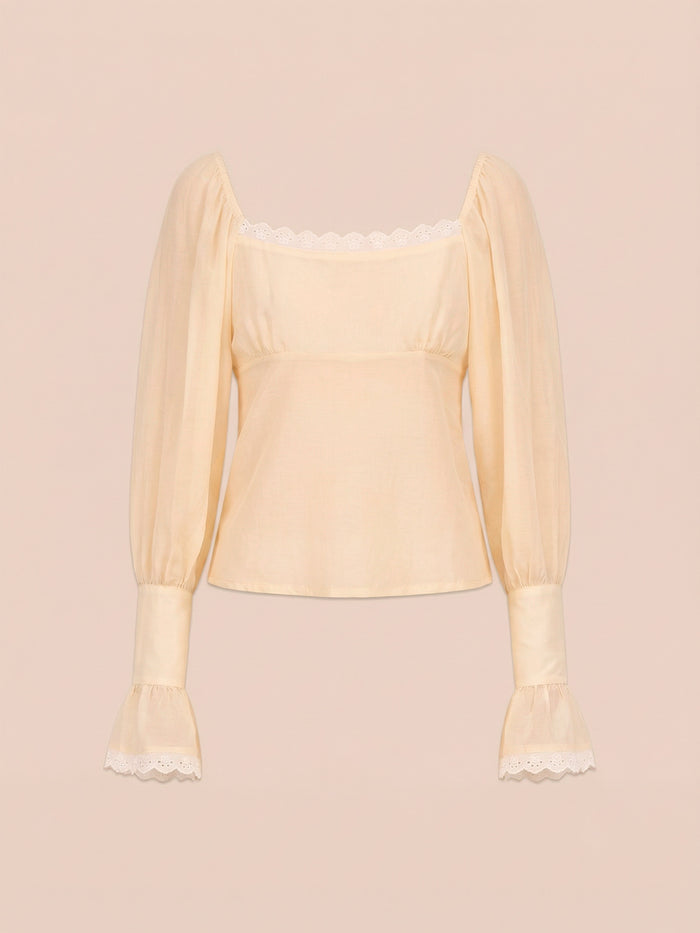 Cream Crush Blouse 