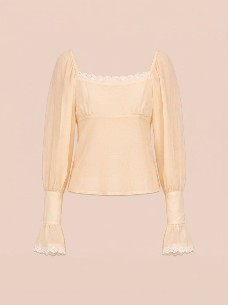 Cream Crush Blouse