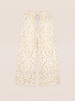 White Bambi Deer Print Pyjama Pants