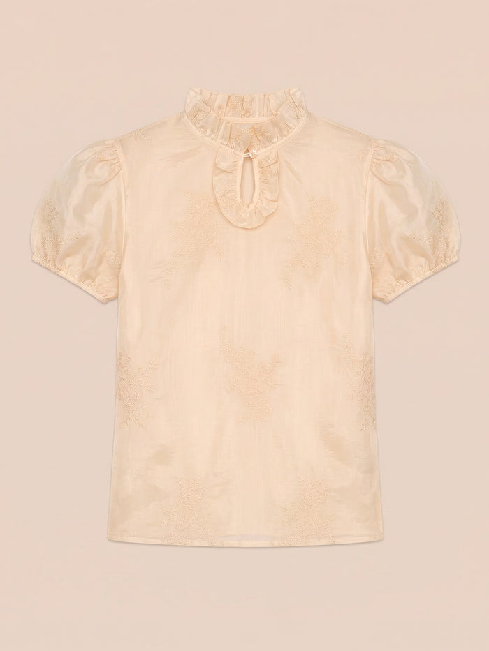 Cream Echo Blouse