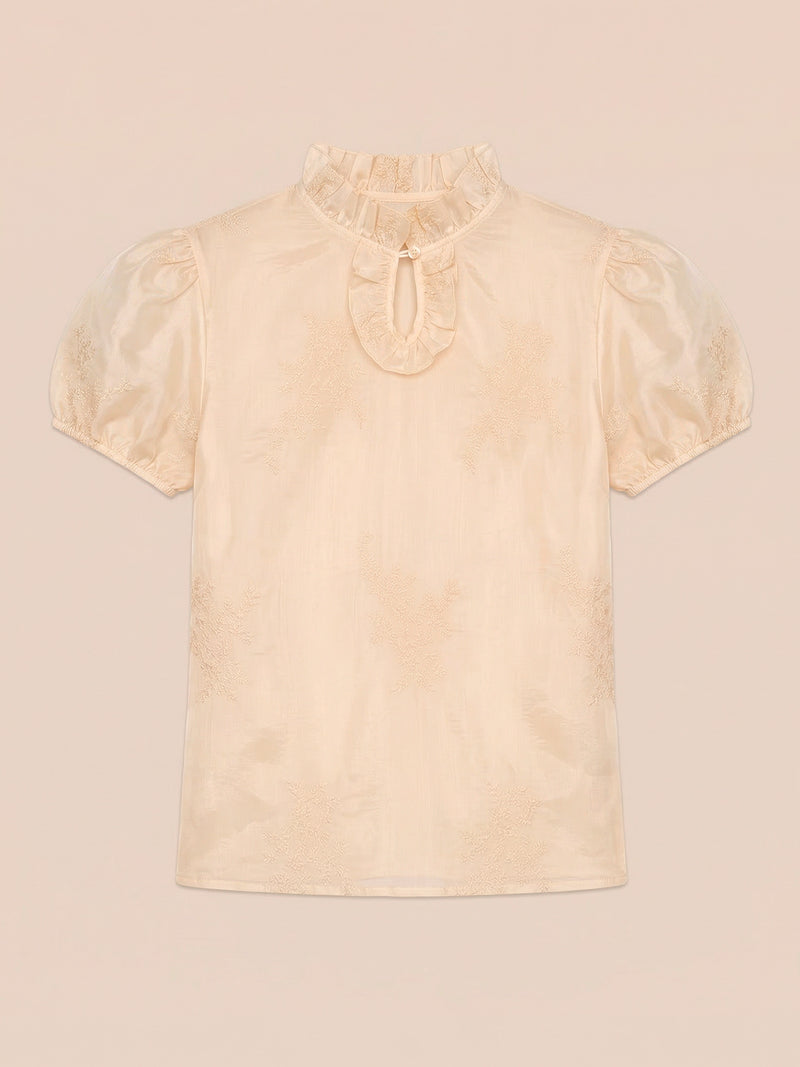 Cream Echo Blouse