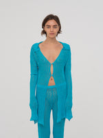 Completa tu look con Saint Knit Blue Maxi Top