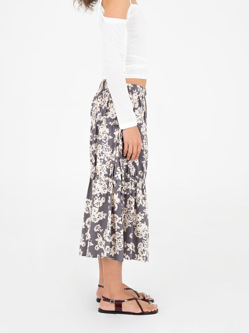 Seraphine Floral Printed Skirt falda