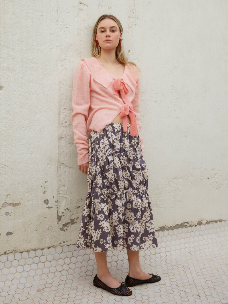 Seraphine Floral Printed Skirt falda