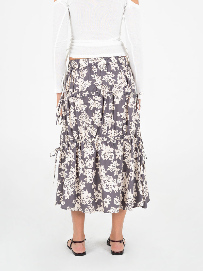 Seraphine Floral Printed Skirt falda