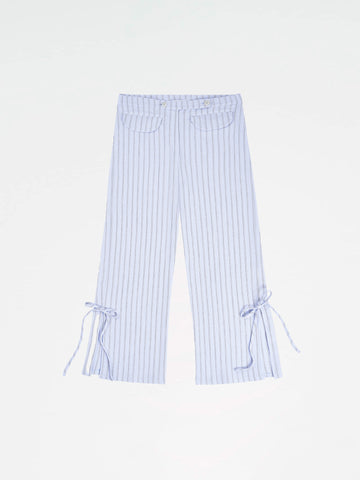 Skyline Blue Striped Pants