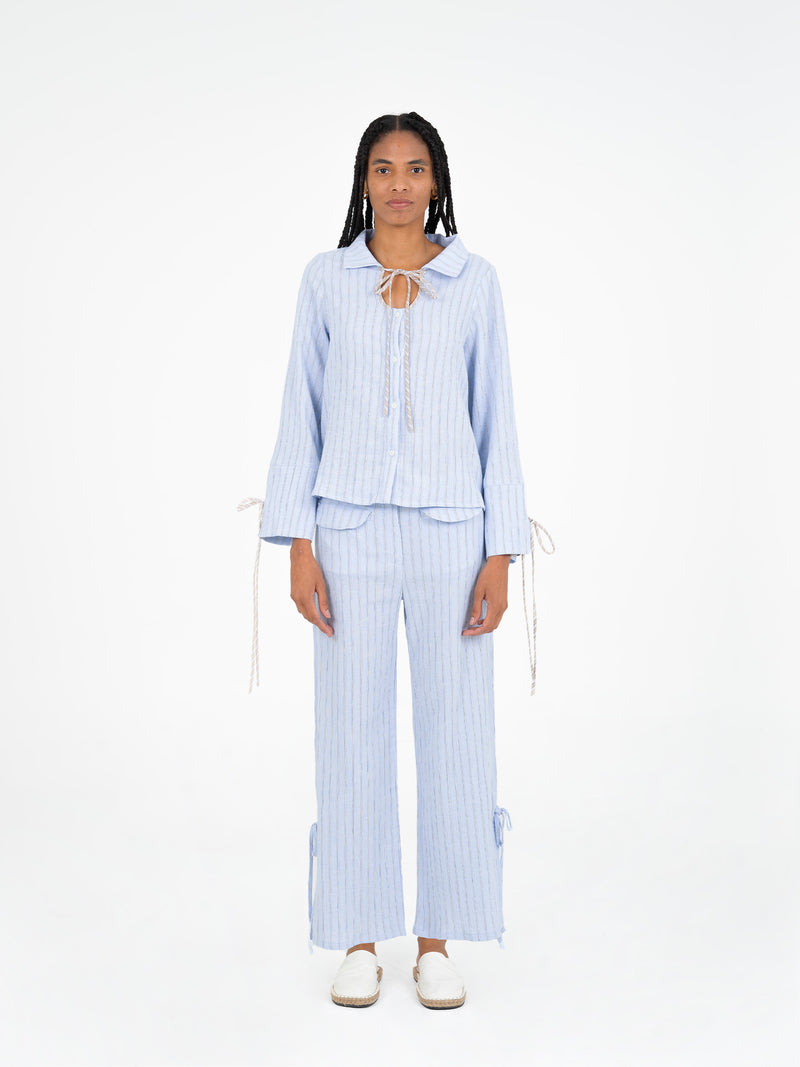 Skyline Blue Striped Shirt camisas y camisetas