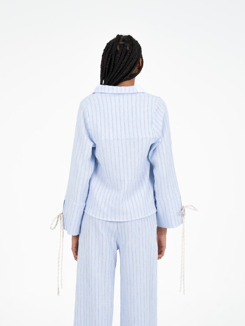 Skyline Blue Striped Shirt camisas y camisetas