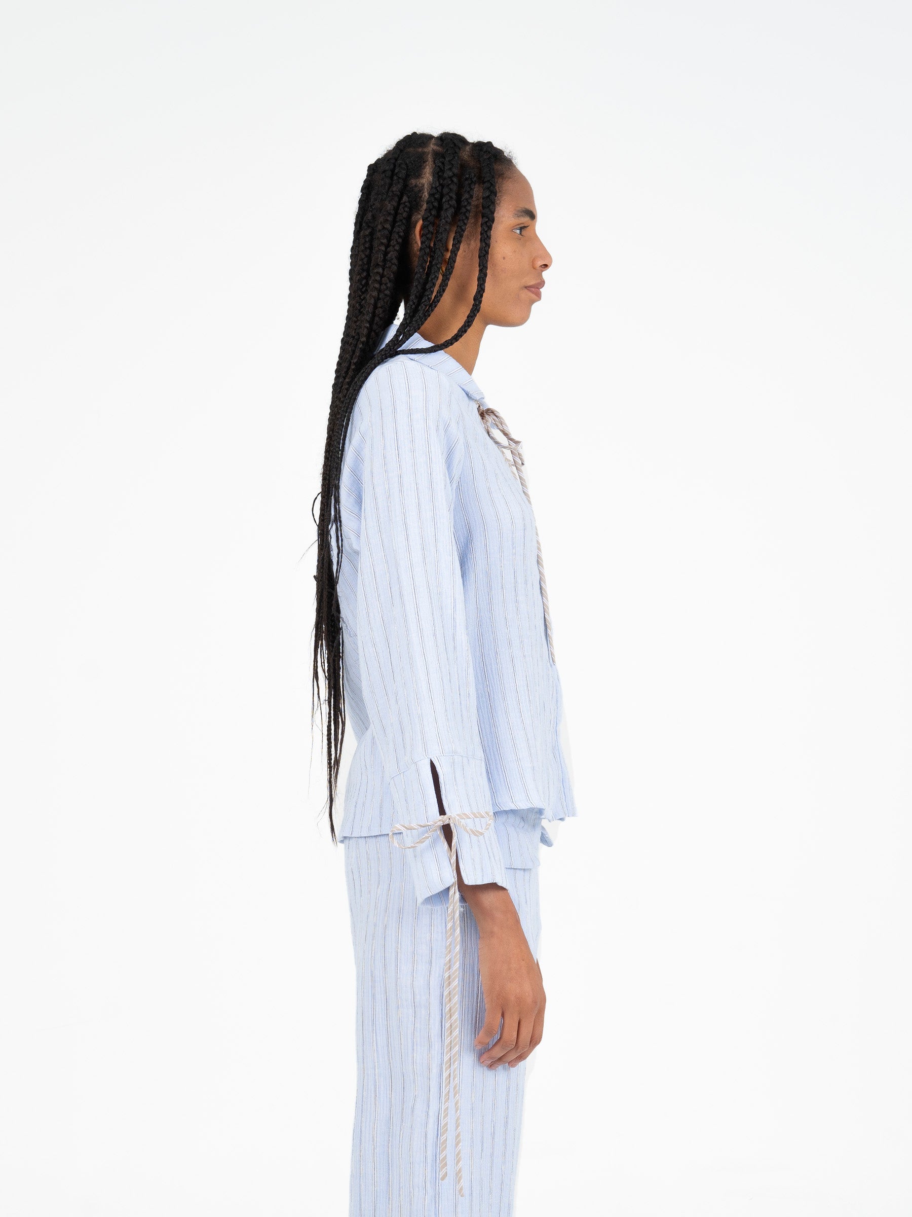 Skyline Blue Striped Shirt camisas y camisetas