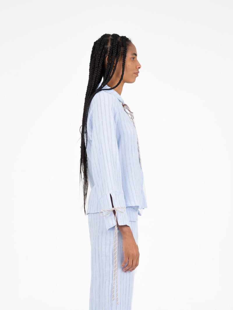 Skyline Blue Striped Shirt camisas y camisetas