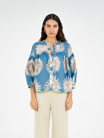 Sol Sun-Printed Blouse