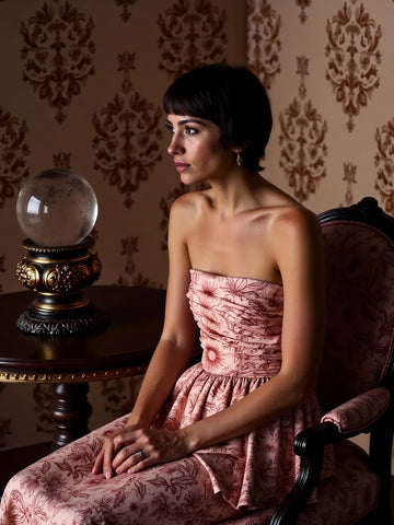 Sophia Pink Solar System-Printed Skirt