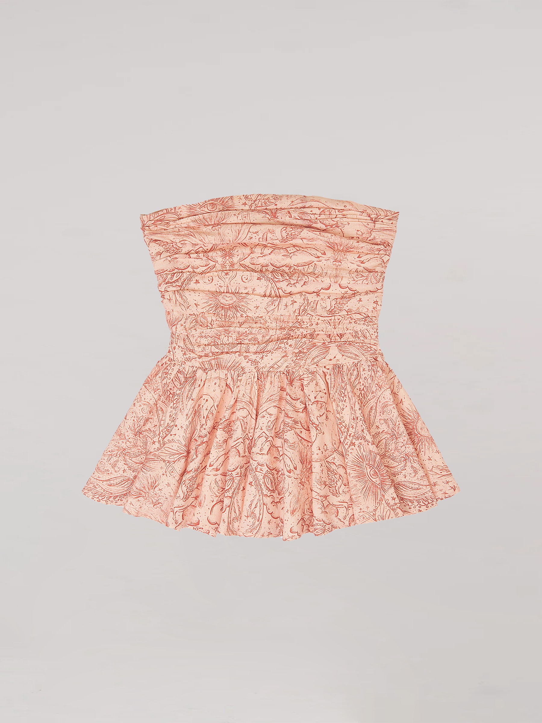 Sophia Pink Solar System-Printed Top top