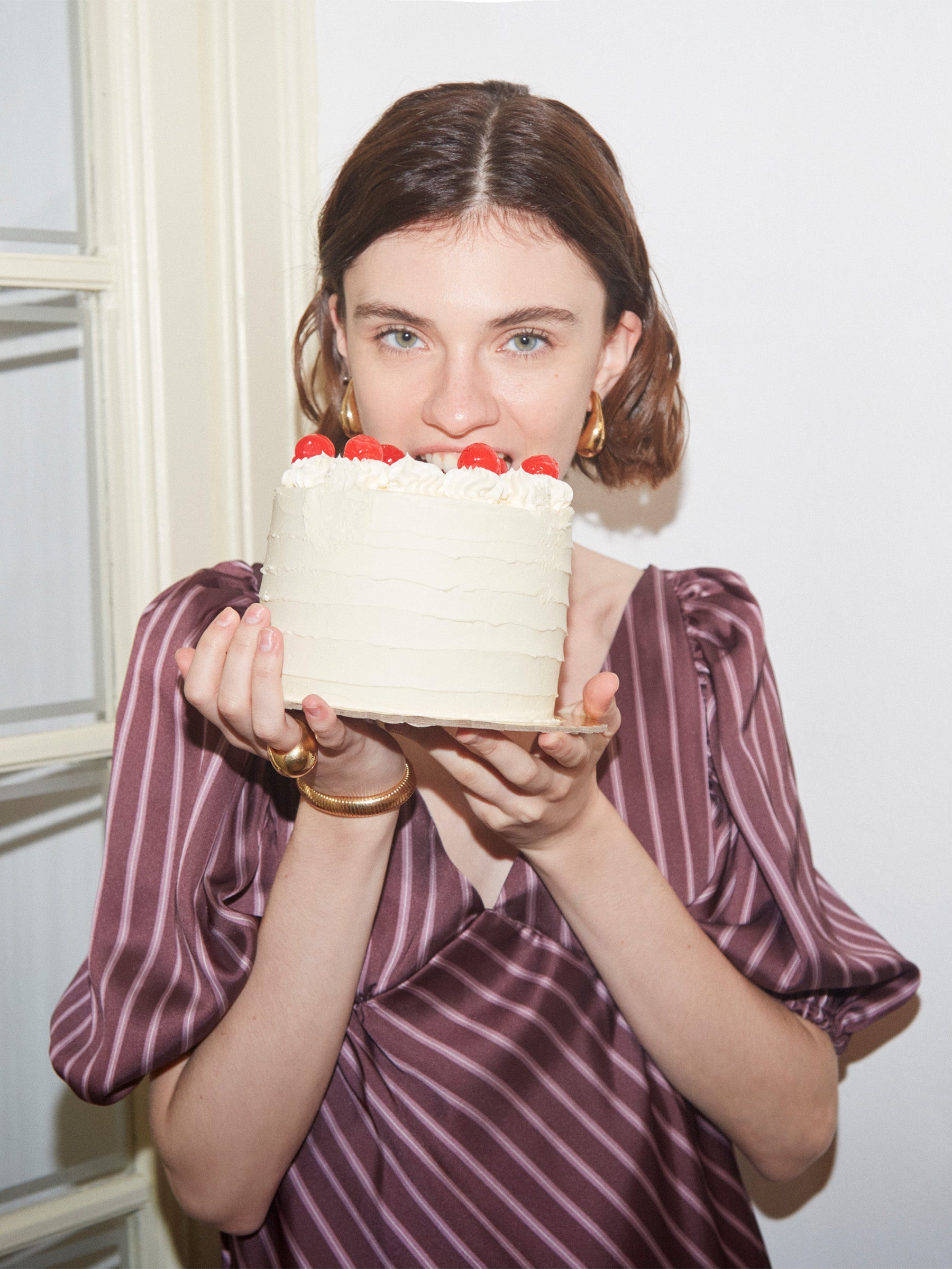 Soulful Striped Midi Dress vestidos