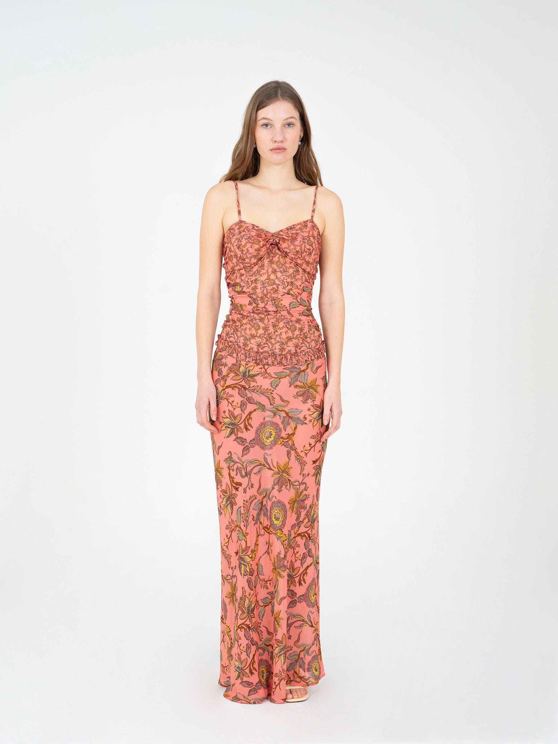 Soulmate Pink Floral Print Dress vestidos