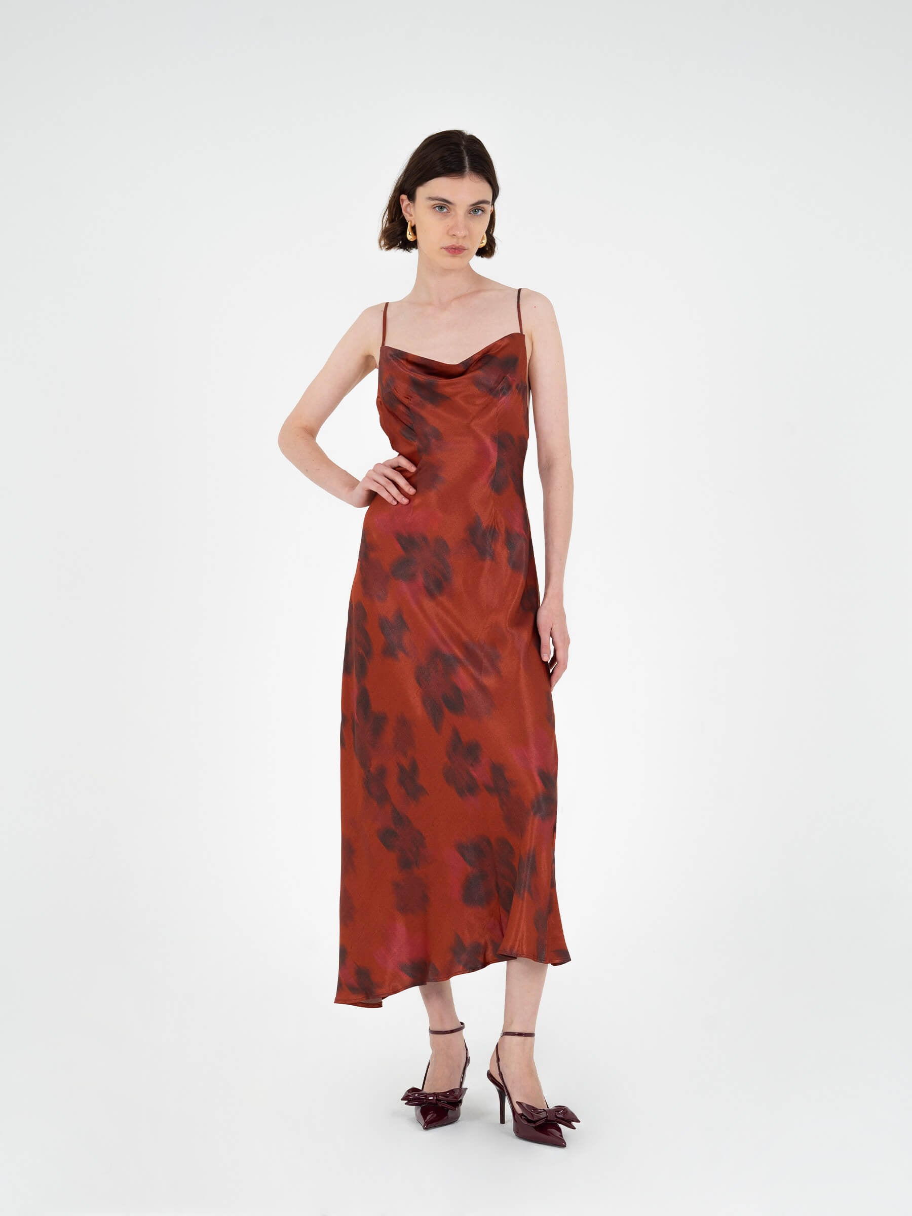 Stocking Print Dress vestidos