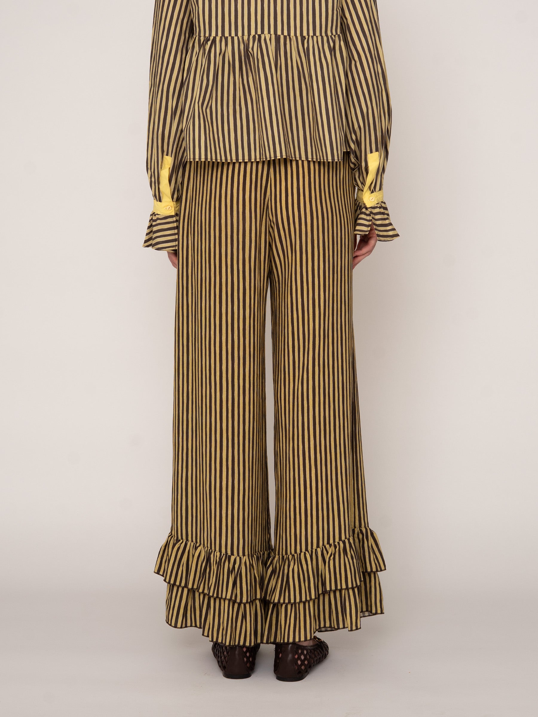 Striped Starlit Palazzo Pants top