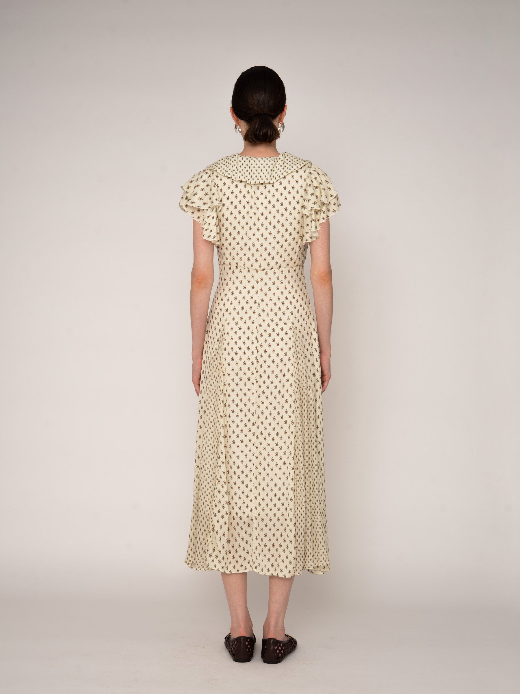 Sucrée Floral Print Long Dress vestidos