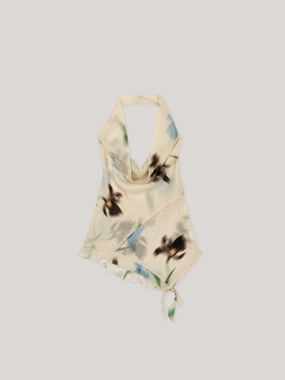 Summer Floral Print Ice Top