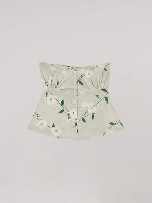 Summer Harlequin Floral Print Top