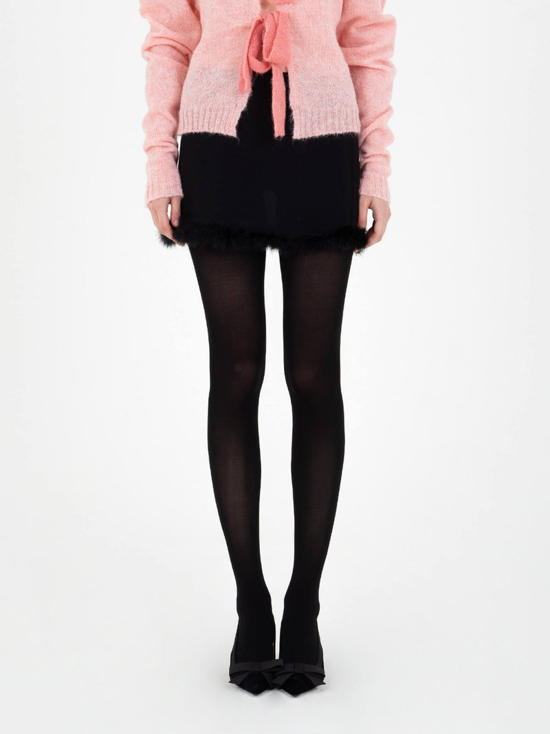 Tree Black Feather Skirt falda