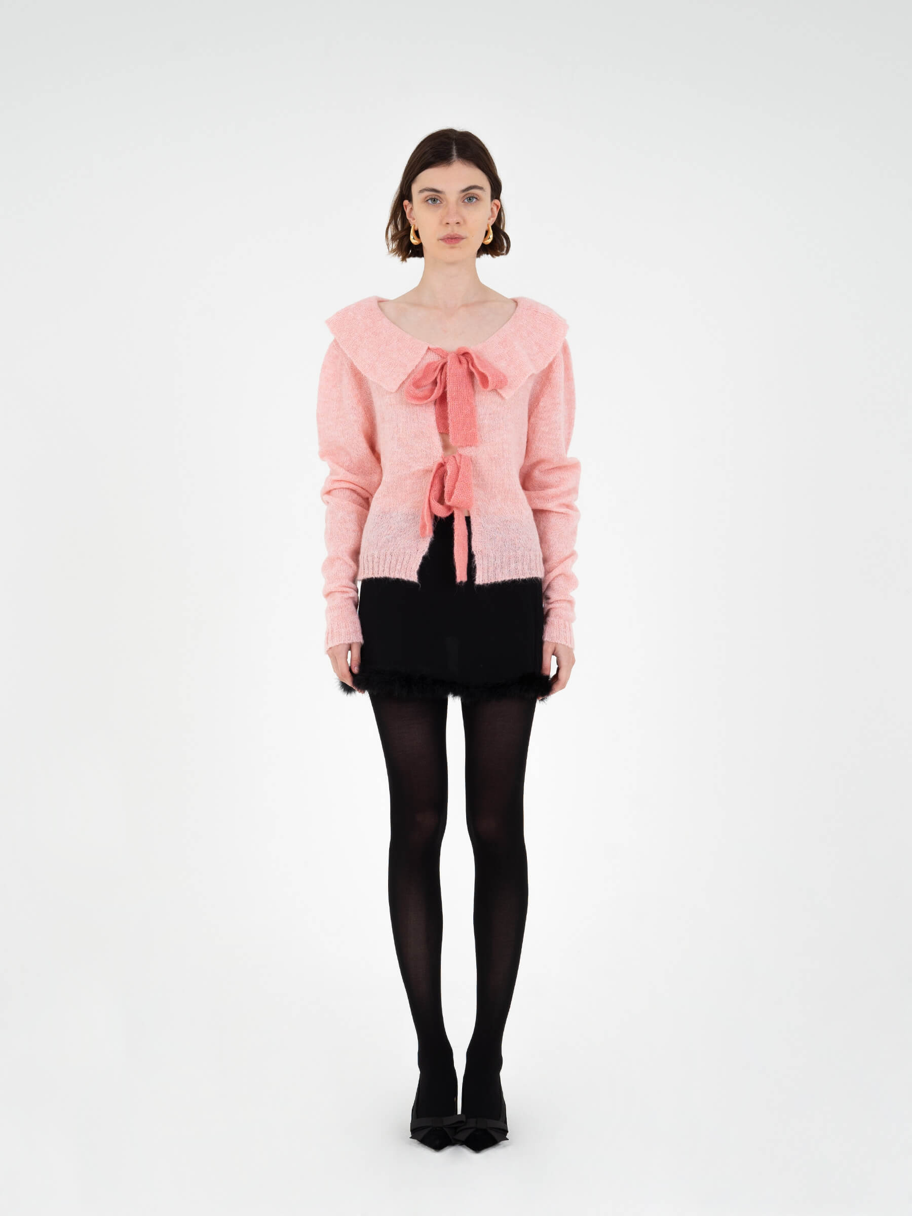 Tree Black Feather Skirt falda