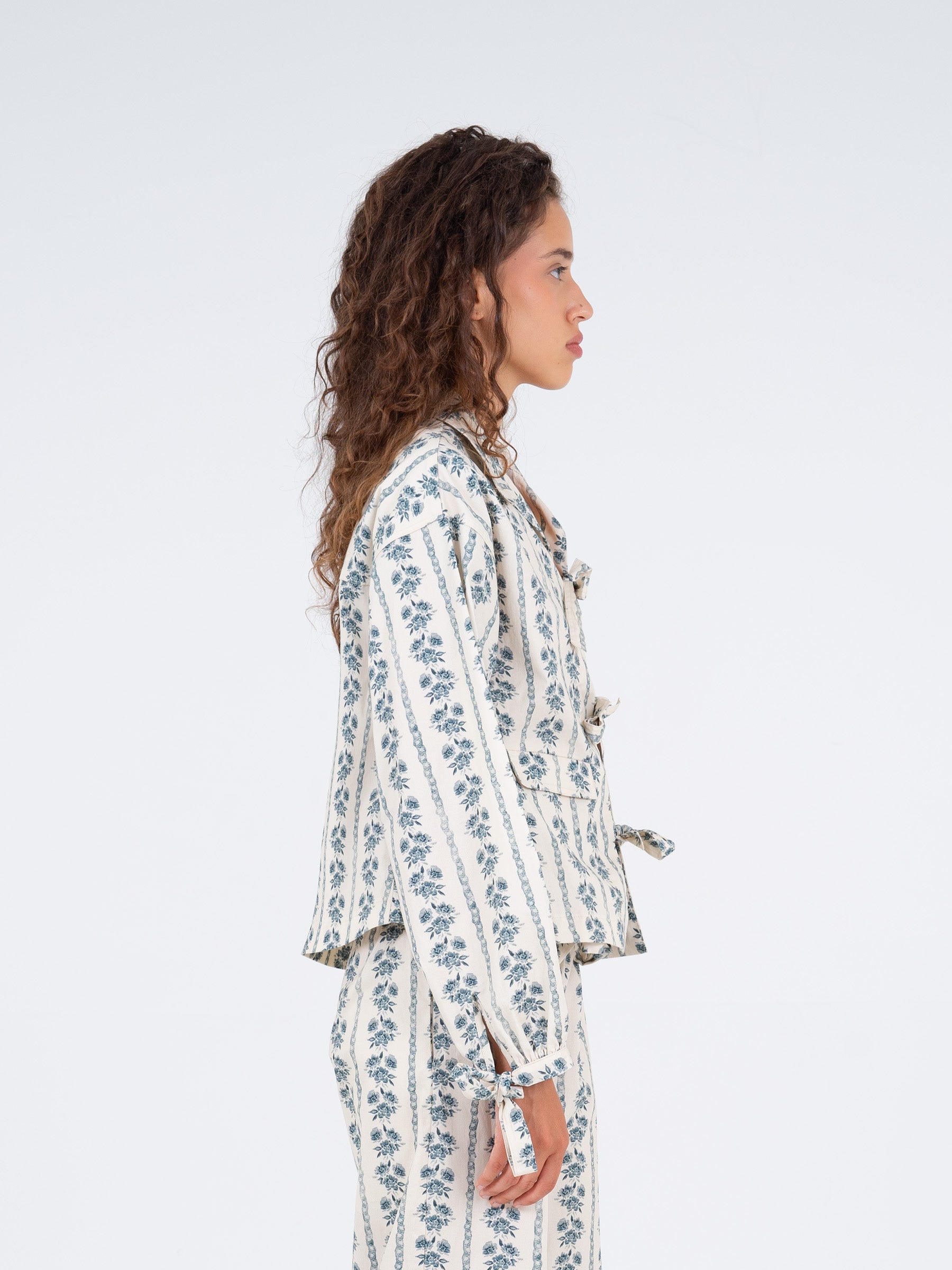Tribeca  Flower Print Shirt falda