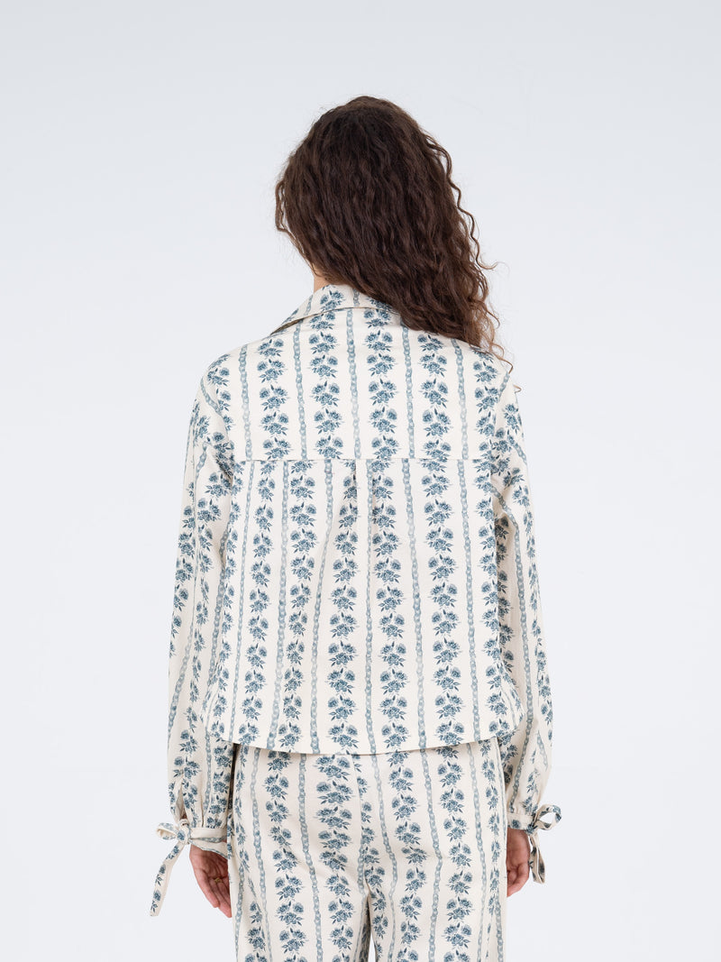 Tribeca  Flower Print Shirt falda