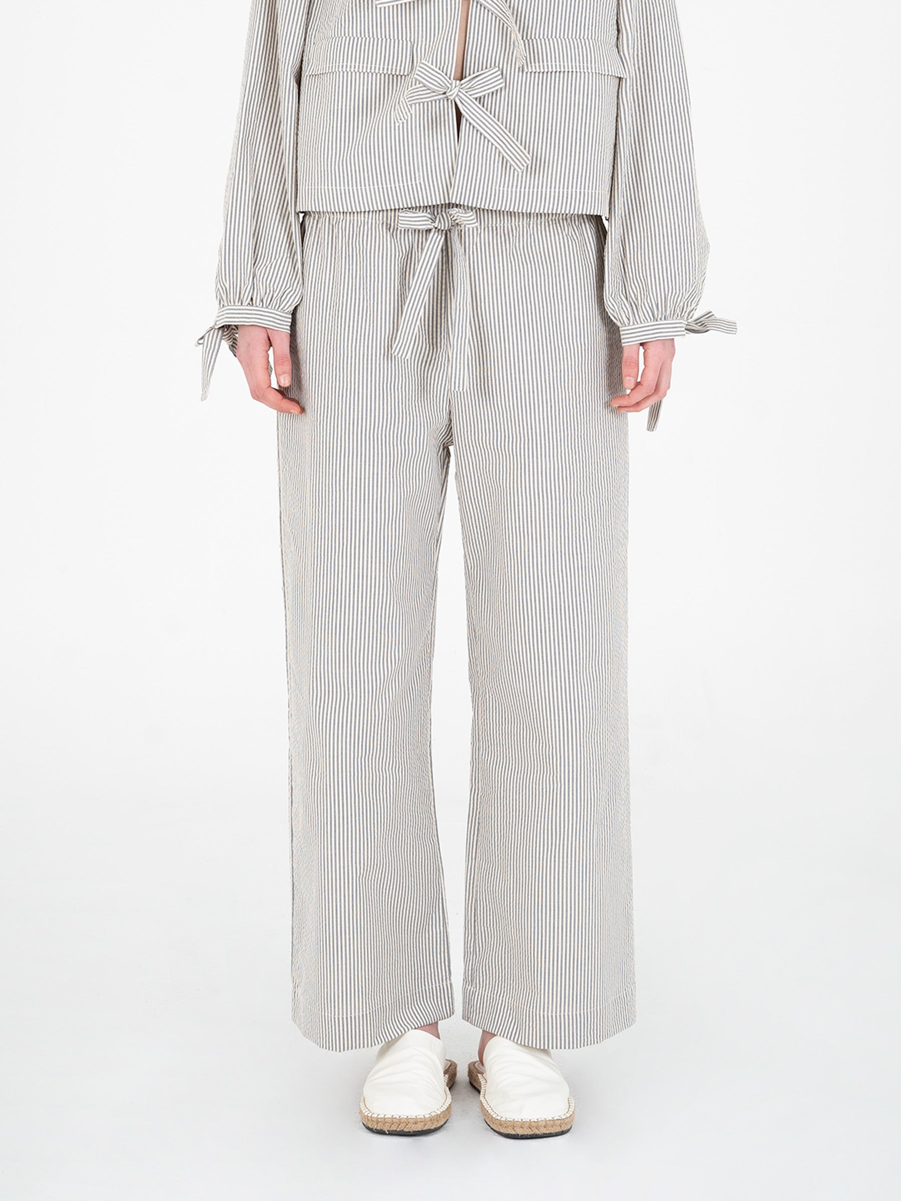 Tribeca Striped Pants pantalones