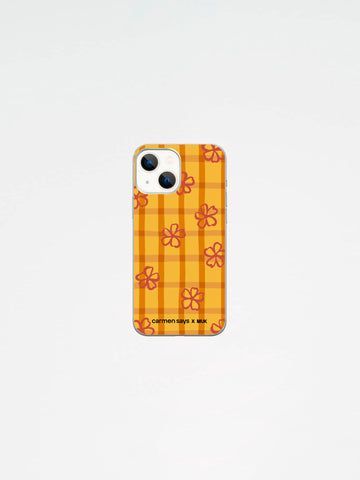 Vichy Flowers Print Phone Case CARMENSAYSxMUK