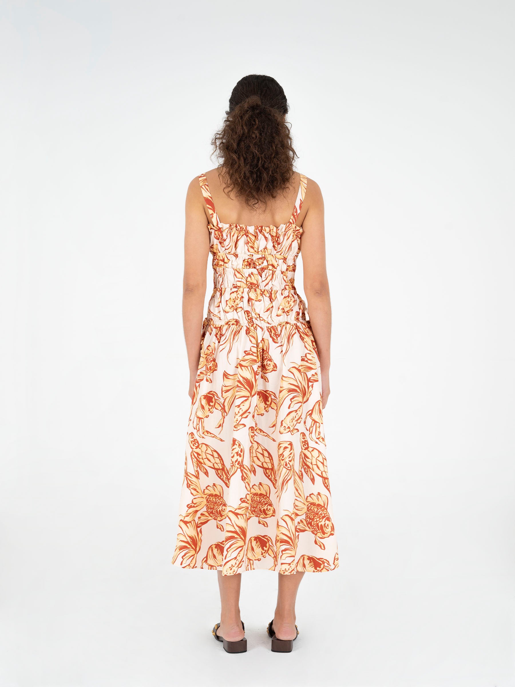 Wilde Ocean-Inspired Print Dress vestidos