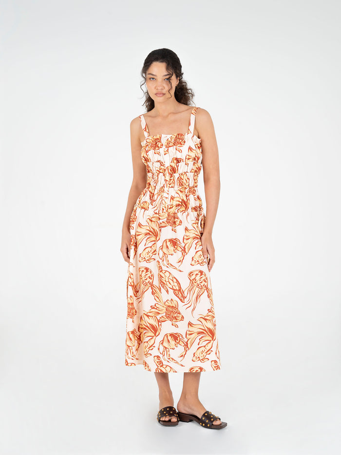 Wilde Ocean-Inspired Print Dress