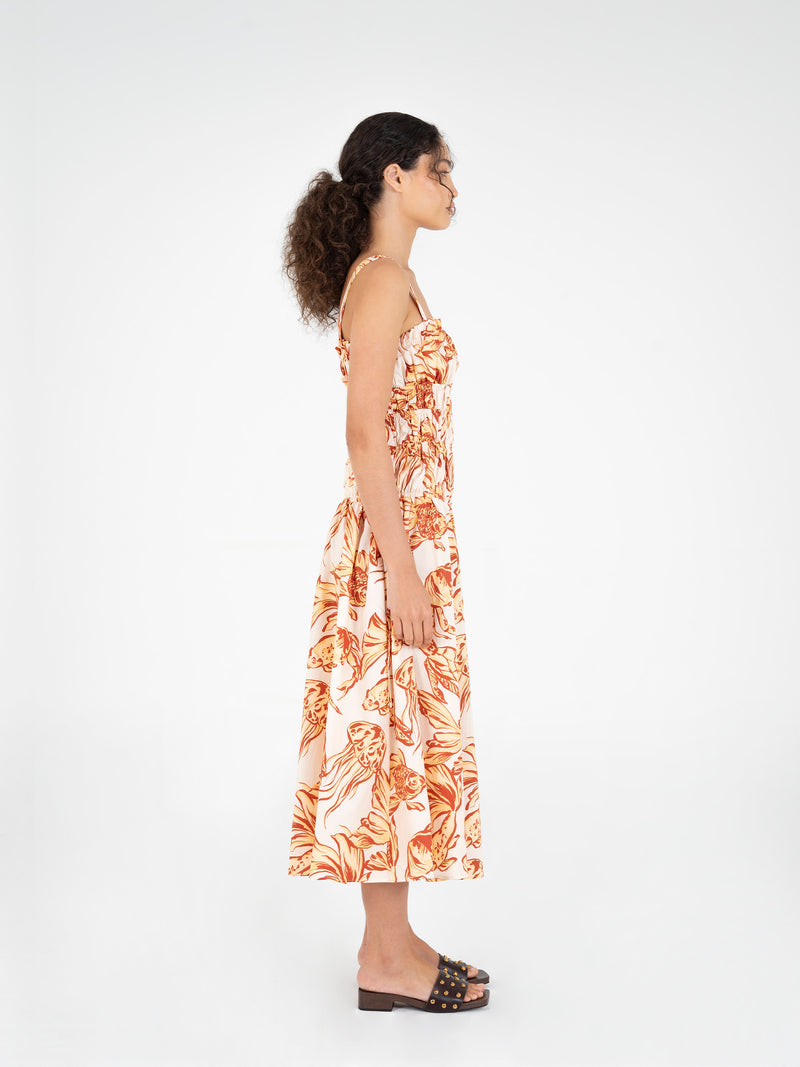 Wilde Ocean-Inspired Print Dress vestidos