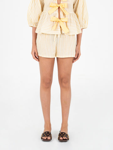 Yellow Striped Spirit Shorts