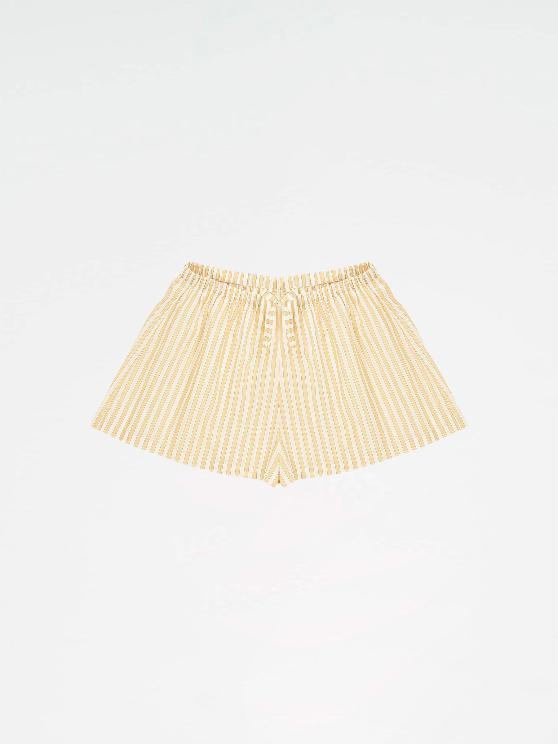 Yellow Striped Spirit Shorts pantalones
