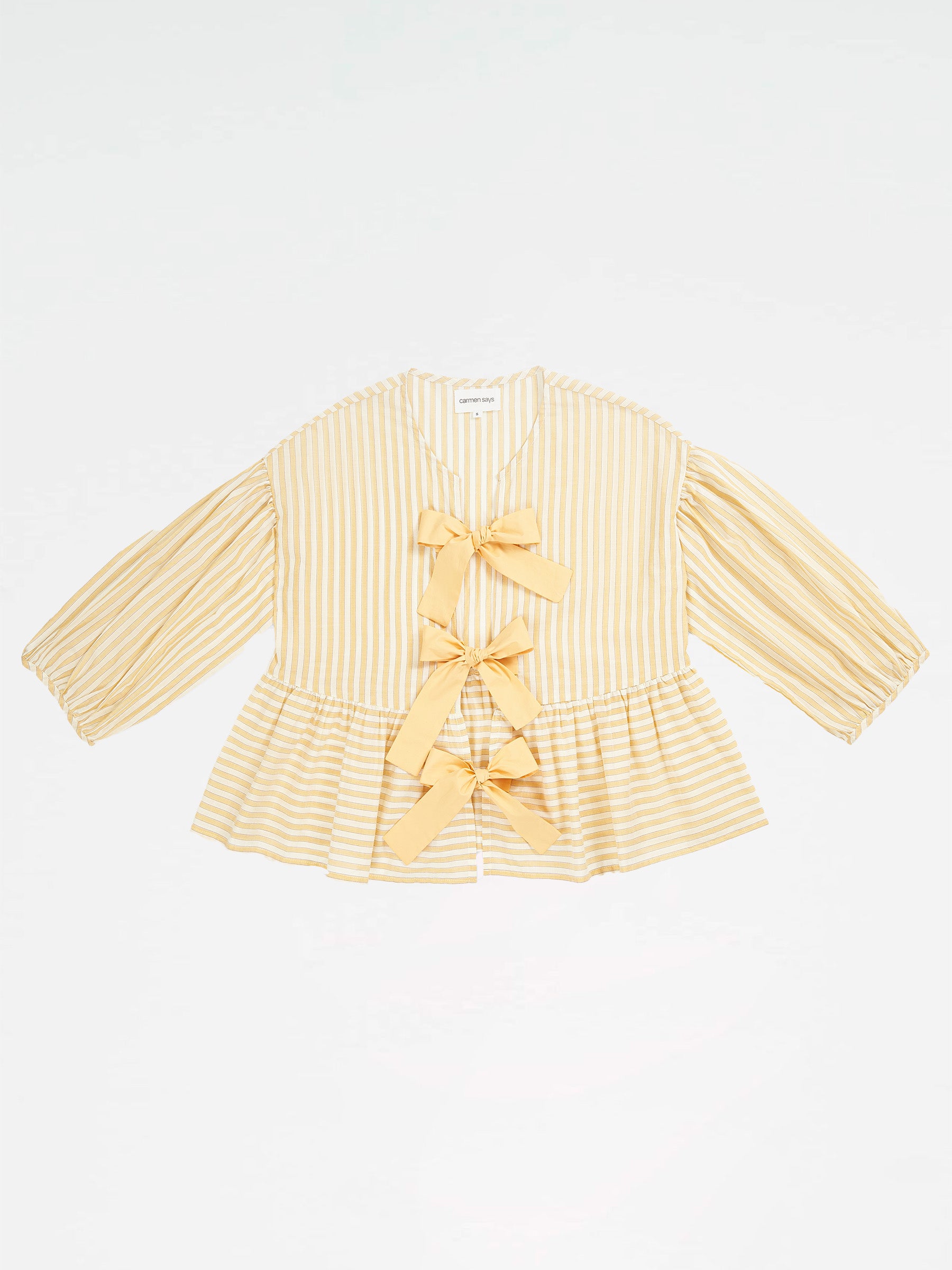 Yellow Striped Spirit Top top