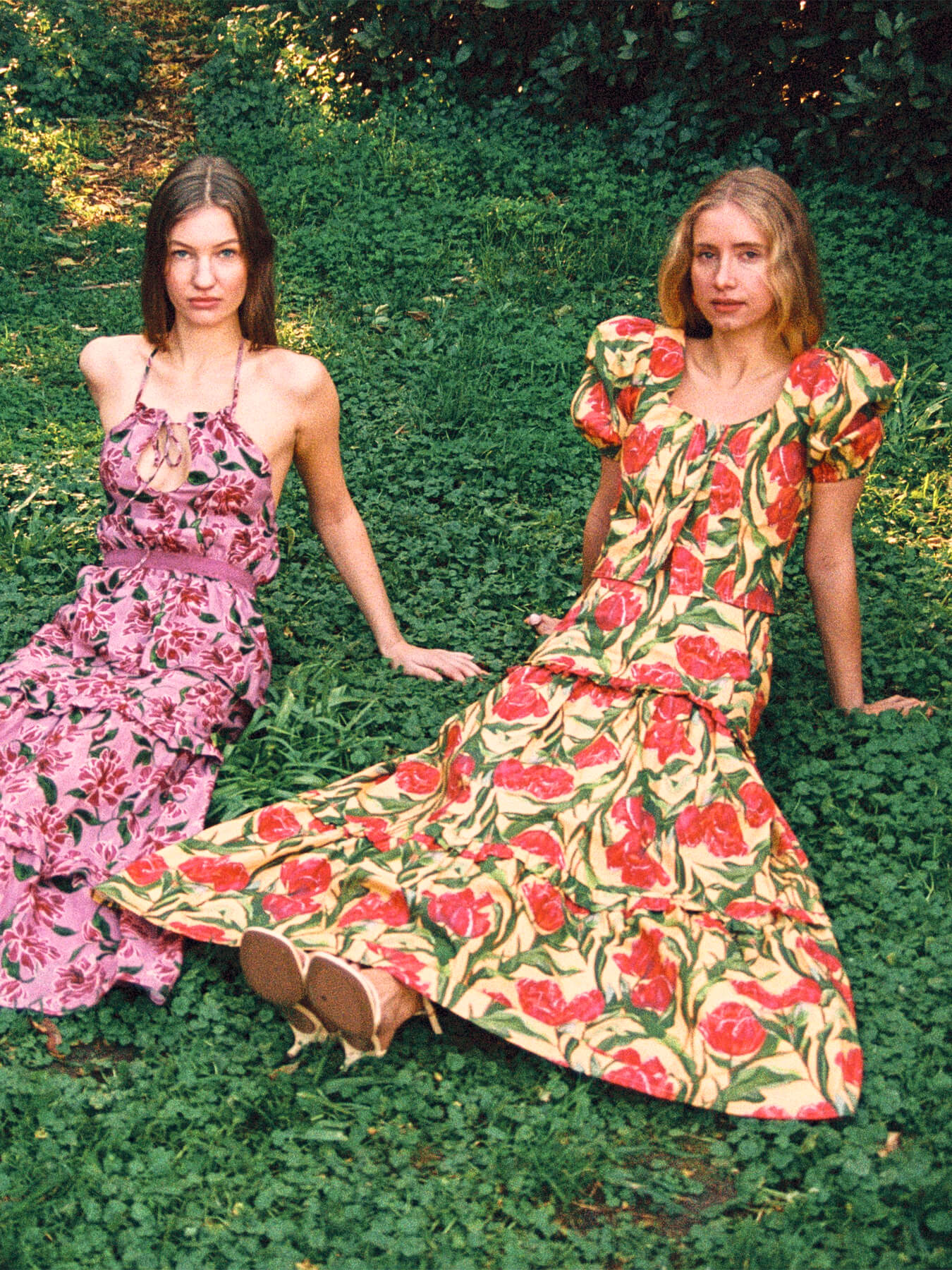 Zafira Yellow Floral Print Top camisas y camisetas