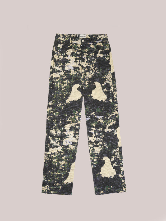 Carolina Bird Print Jeans 