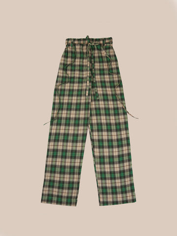 Clover Green Plaid Pants