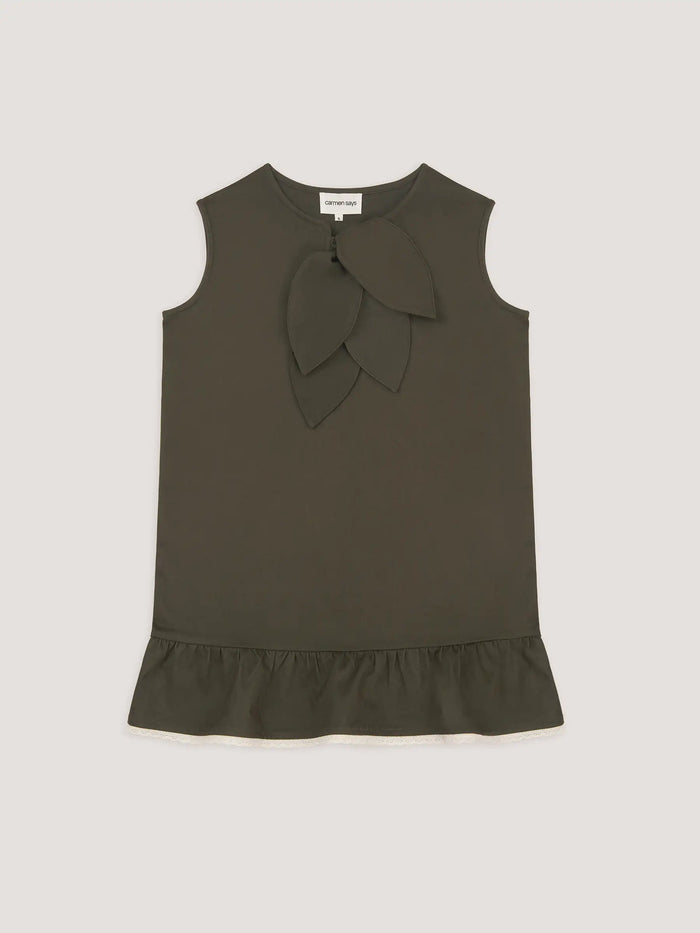 Ivy Green Sleeveless Mini Dress