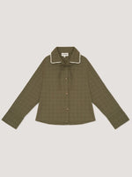 Completa tu look con Betty Plaid Green and White Shirt 