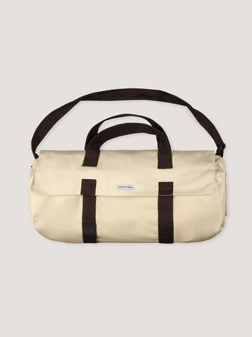 Form Beige and Brown Sports Bag