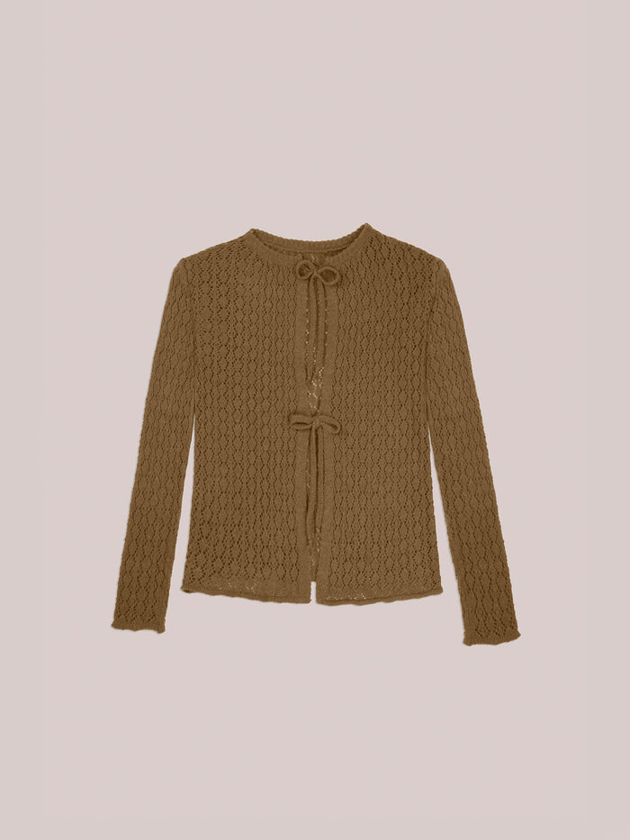 Exile Green Knit Cardigan 