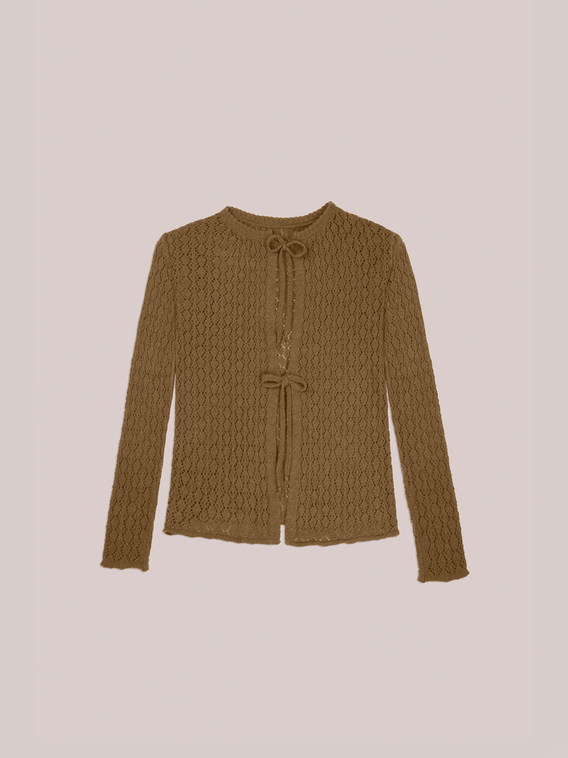 Exile Green Knit Cardigan