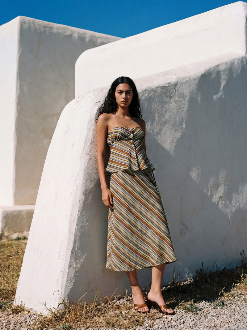 Cala Striped Skirt
